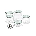 Caraway 13-Piece Glass Airtight Food Storage Containers with Lids - Non-Toxic, BPA-Free Kitchen Storage Containers - Stackable, Space-Saving Airtight…