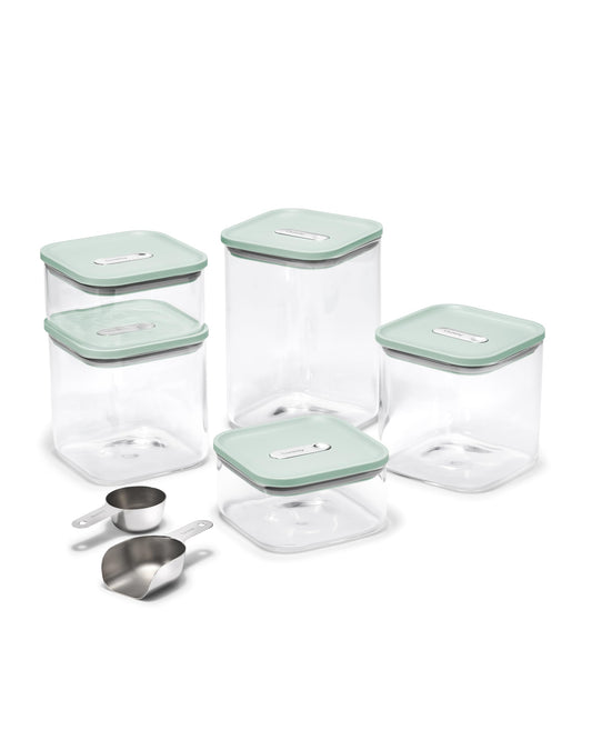 Caraway 13-Piece Glass Airtight Food Storage Containers with Lids - Non-Toxic, BPA-Free Kitchen Storage Containers - Stackable, Space-Saving Airtight…