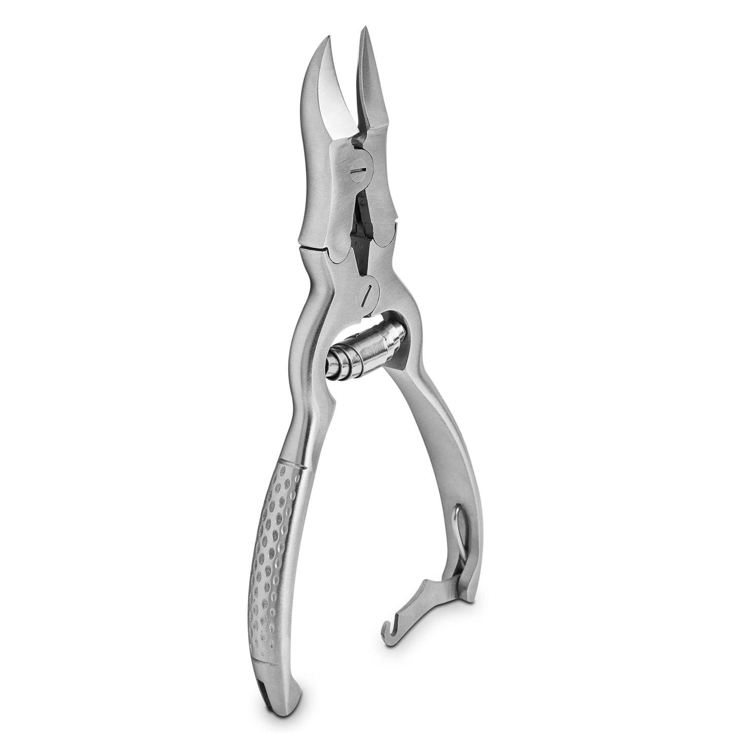 By MILLY High Carbon Steel Professional Nail Clippers for Seniors & Podiatrist Toenail Clippers | Hammer Forged to Trim Thick or Hard Toenails | Heavy