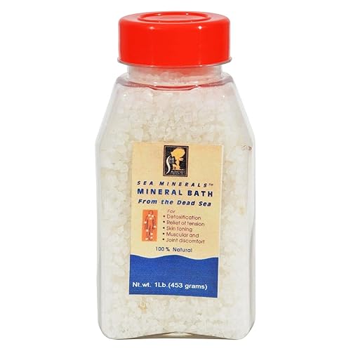 Sea Minerals Dead Sea Mineral Bath Salt, 1 Lb