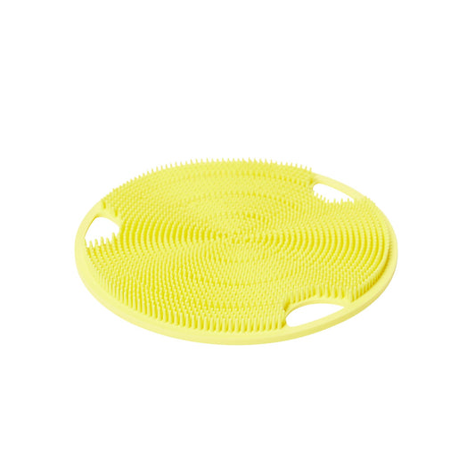 Boie USA Flat Body Scrubber - Soft Silicone-Like Exfoliating Shower Scrubber & Body Cleansing Brush - Stick-to-Wall Loofah Replacement - Body Beauty & Personal Care Boie USA