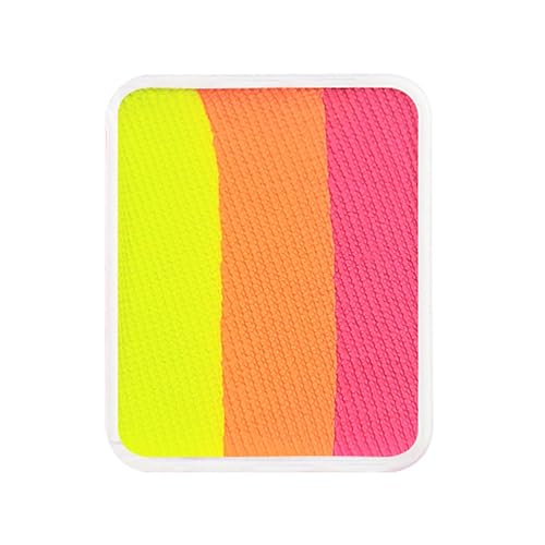 Kraze FX Face Paint Palette Refill - Glow Face Paint (6 gm) - Hypoallergenic, Non-Toxic, Water Activated Professional Face & Body Painting Makeup