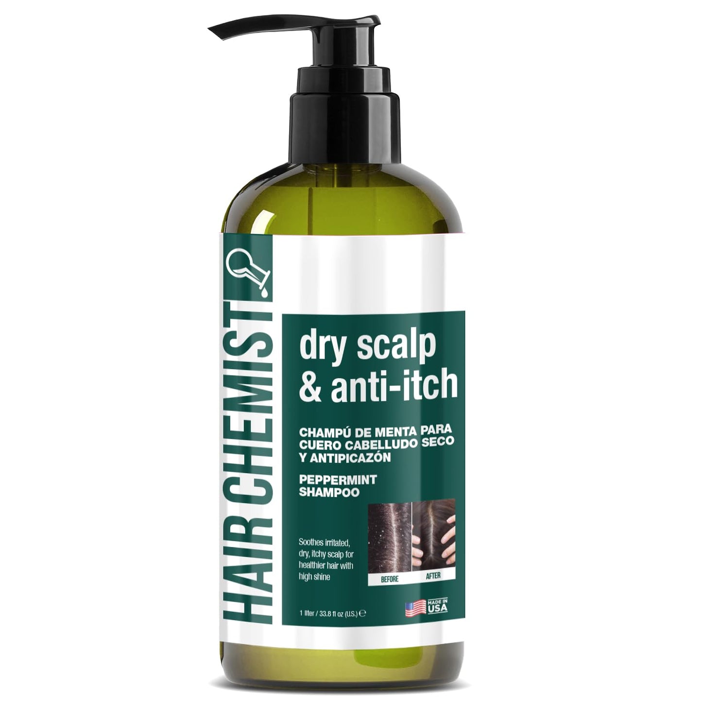 Hair Chemist Nourishing Dry Scalp & Anti-Itch Peppermint Shampoo 33.8 oz. & Conditioner 33.8 oz. 2-PC Gift Box Set - Hydrating Peppermint Shampoo