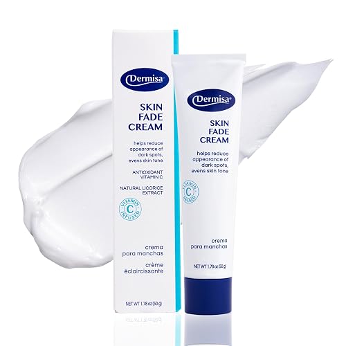 Dermisa Skin Fade Cream with Vitamin C, Licorice and Emblica - Dark Spot Corrector and Face Moisturizer for Sun Spots, Age Spots and Freckles - 1.78