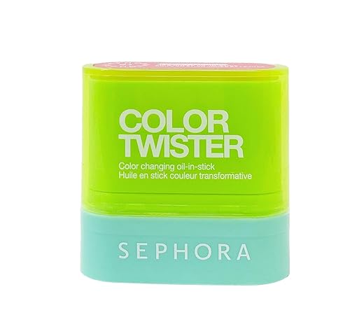 SEPHORA COLLECTION Color Twister Color Changing Oil-in-Stick for Lip + Cheek -Freaky Fuchsia (bright fuchsia changes to fresh pink) 0.29 oz