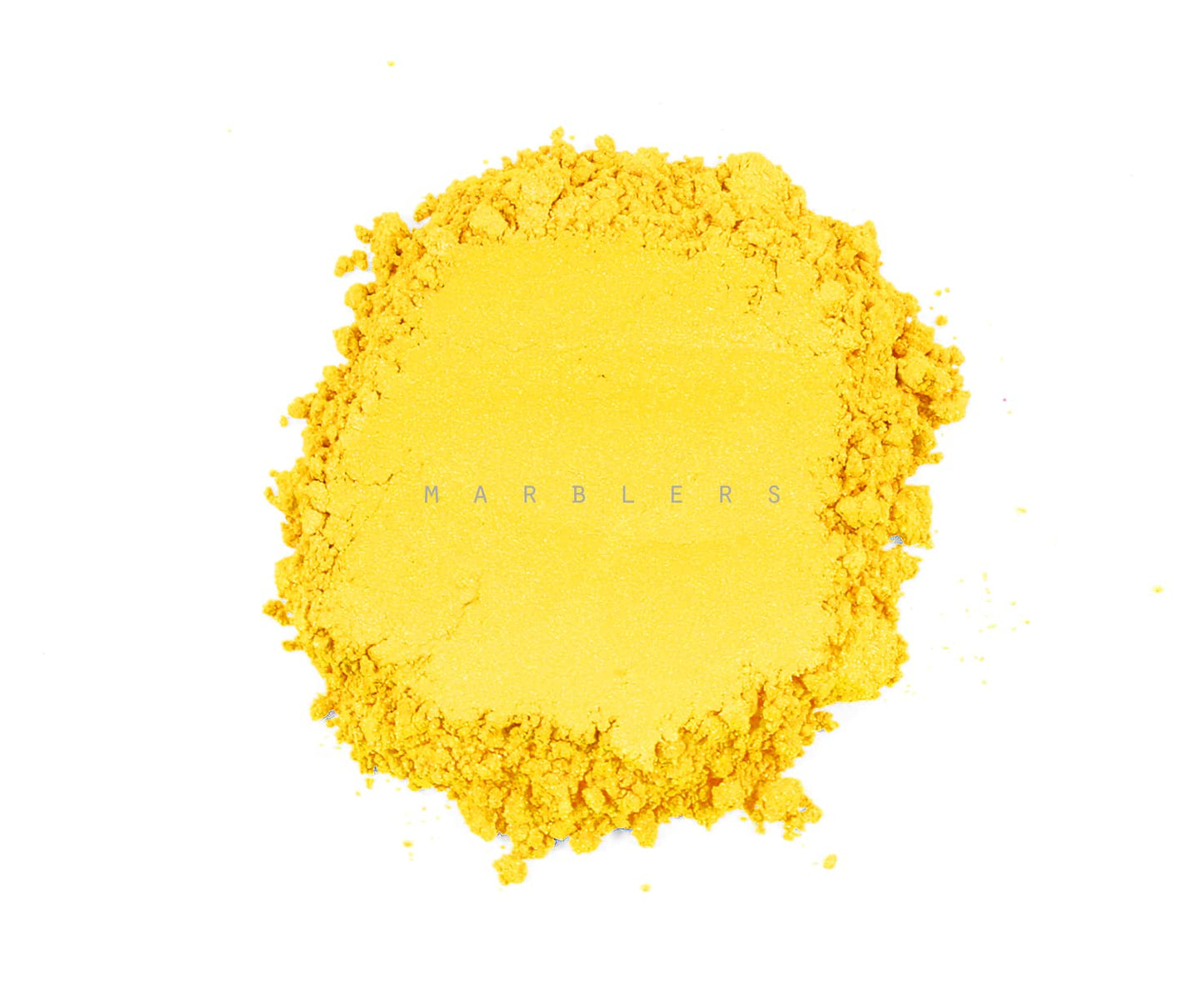 MARBLERS Fine Natural Mica Powder [Lucid Yellow] 0.11oz (3g) | Highly Pigmented | Non-Toxic, Vegan, Cruelty-Free | Eyeshadow, Body Butter, Nail