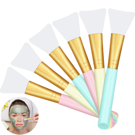 Boao 12pcs Silicone Face Mask Brushes – Soft Applicator Tools for Mud Masks, Sleeping Masks, Body Lotion & Body Butter