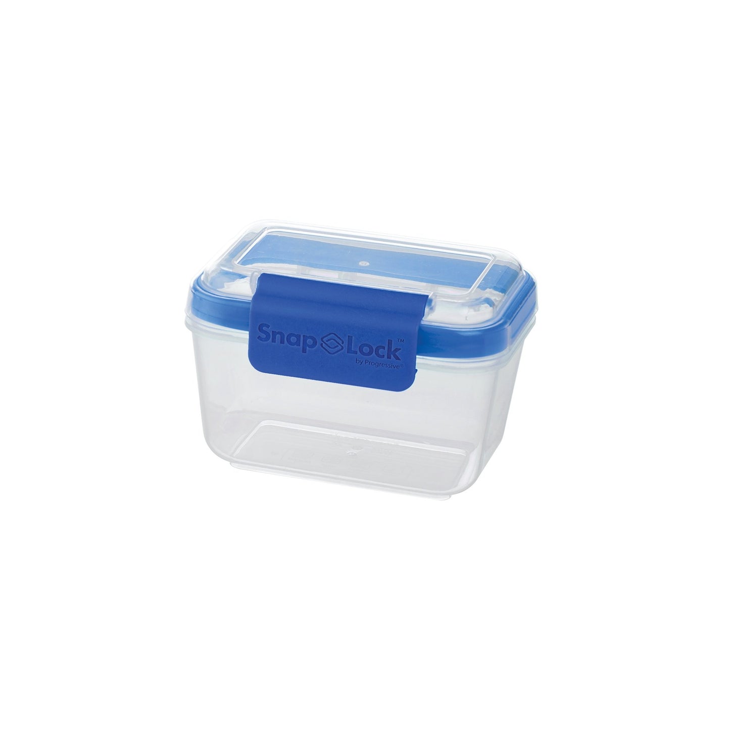 SnapLock by Progressive 2-Cup Storage Container - Blue, Easy-To-Open, Leak-Proof Silicone Seal, Snap-Off Lid, Stackable, BPA FREE