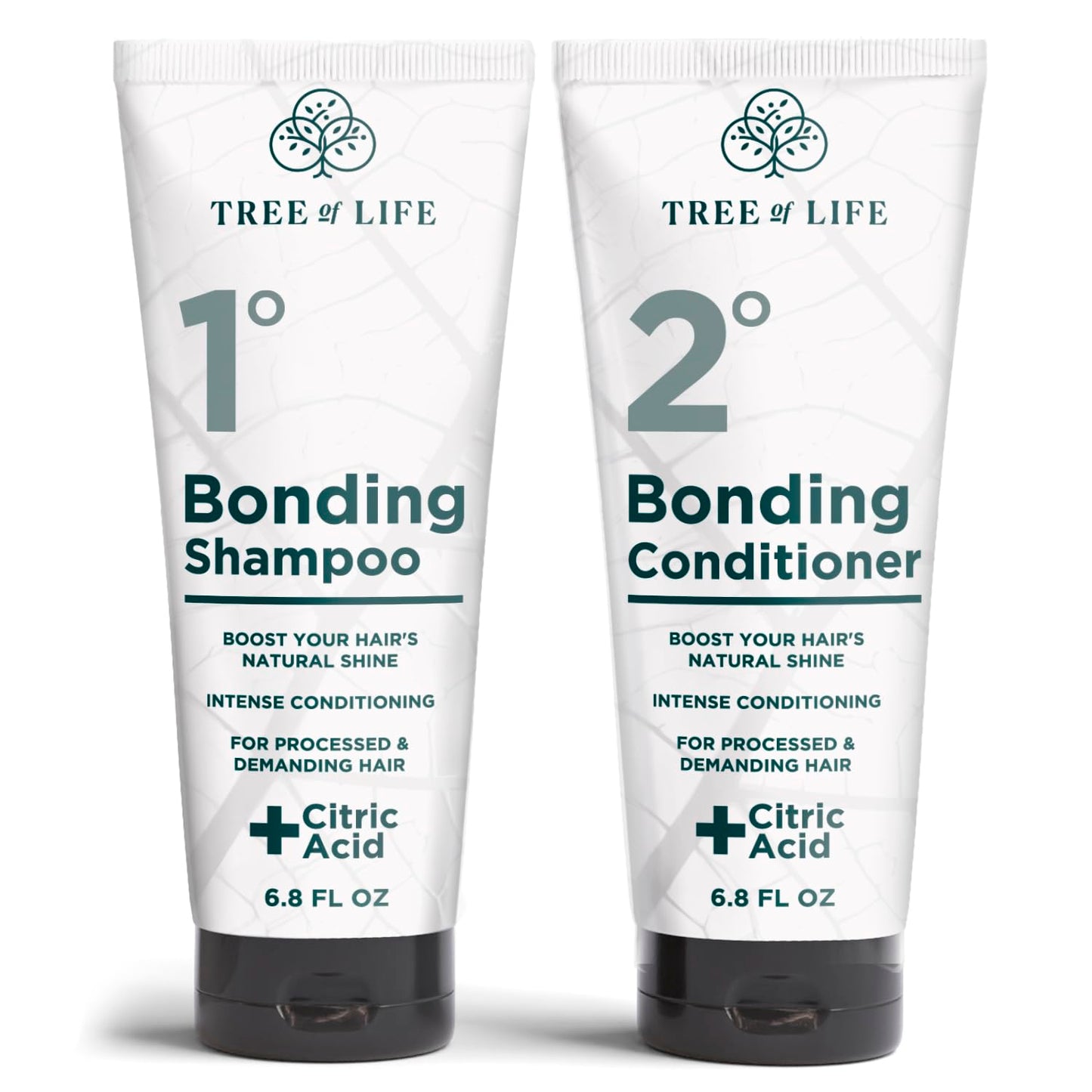 Tree of Life Beauty Bonding Shampoo and Conditioner Set - Hydrating, Strengthening Bond Repair Shampoo and Conditioner with Coconut Oil, Biotin