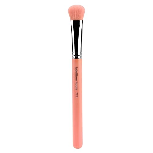 Bdellium Tools Professional Makeup Brush - Pink Bambu Series 779 Eye Whopper - With Soft Synthetic Fibers, For Applying, Blending, Highlighting (Pink