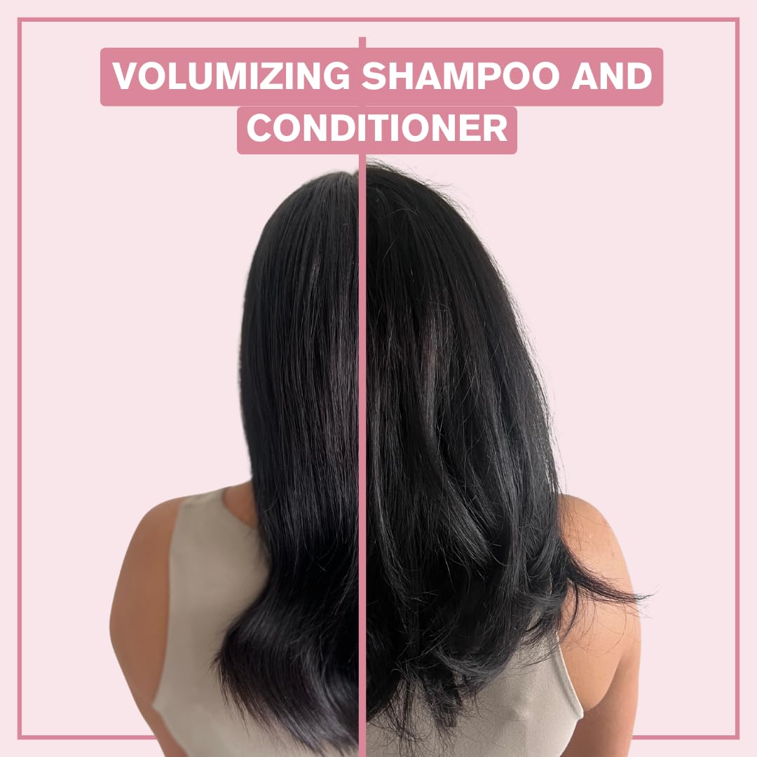 Alcôve - Volumizing Shampoo & Conditioner Duo - Fine and Thin Hair - Sulfate-Free - Lightweight Volume - Evening Primrose Oil - Mango Extract - Argan