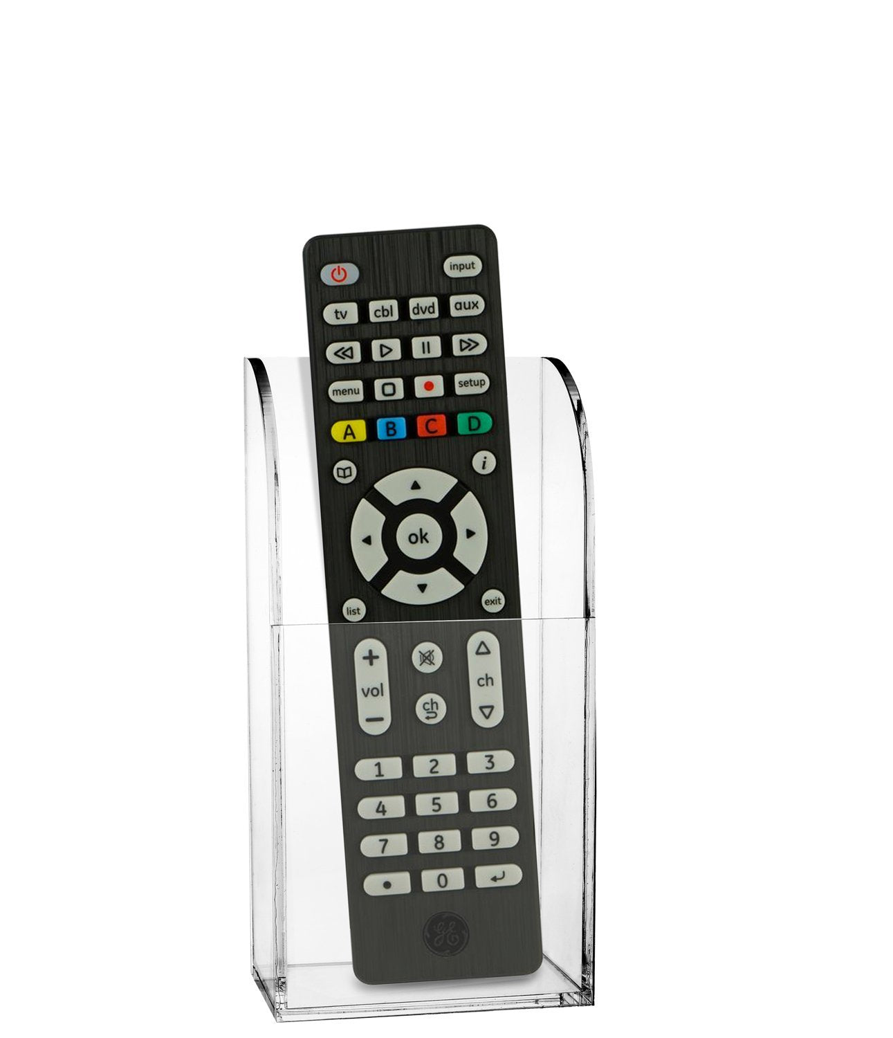 Remote Control TV Acrylic Wall Storage Box Organizer Wall-Mounted Storage Remote AC/Heating Small Remote Holder Wall Phone Storage Cases Storage Rack…