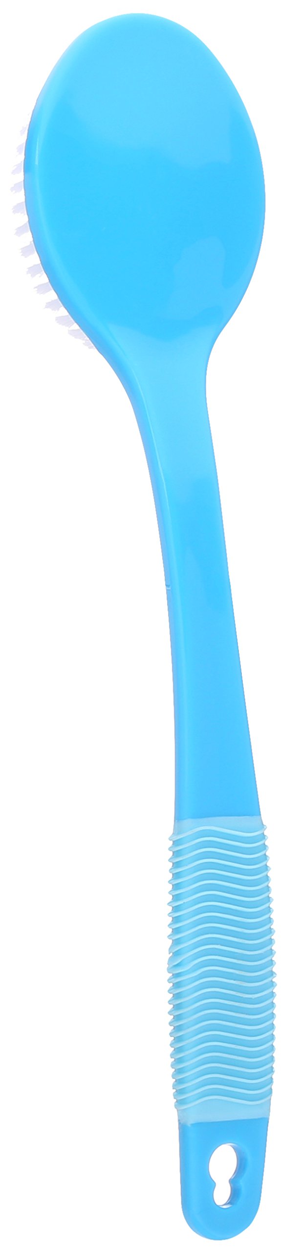 Body Benefits, Natural Bristle Bath and Shower Back Brush with Long Rubber Grip Handle; For Improved Circulation and a Smoother, Healthier Look; Self