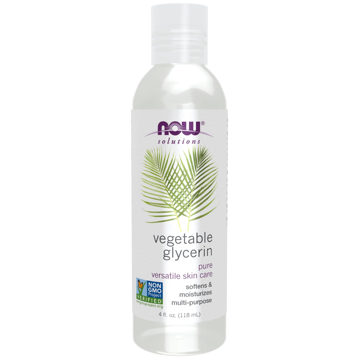 NOW Solutions, Vegetable Glycerin, 100% Pure, Versatile Skin Care, Softening and Moisturizing, 4-Ounce Beauty and Personal Care NOW Foods Default Title