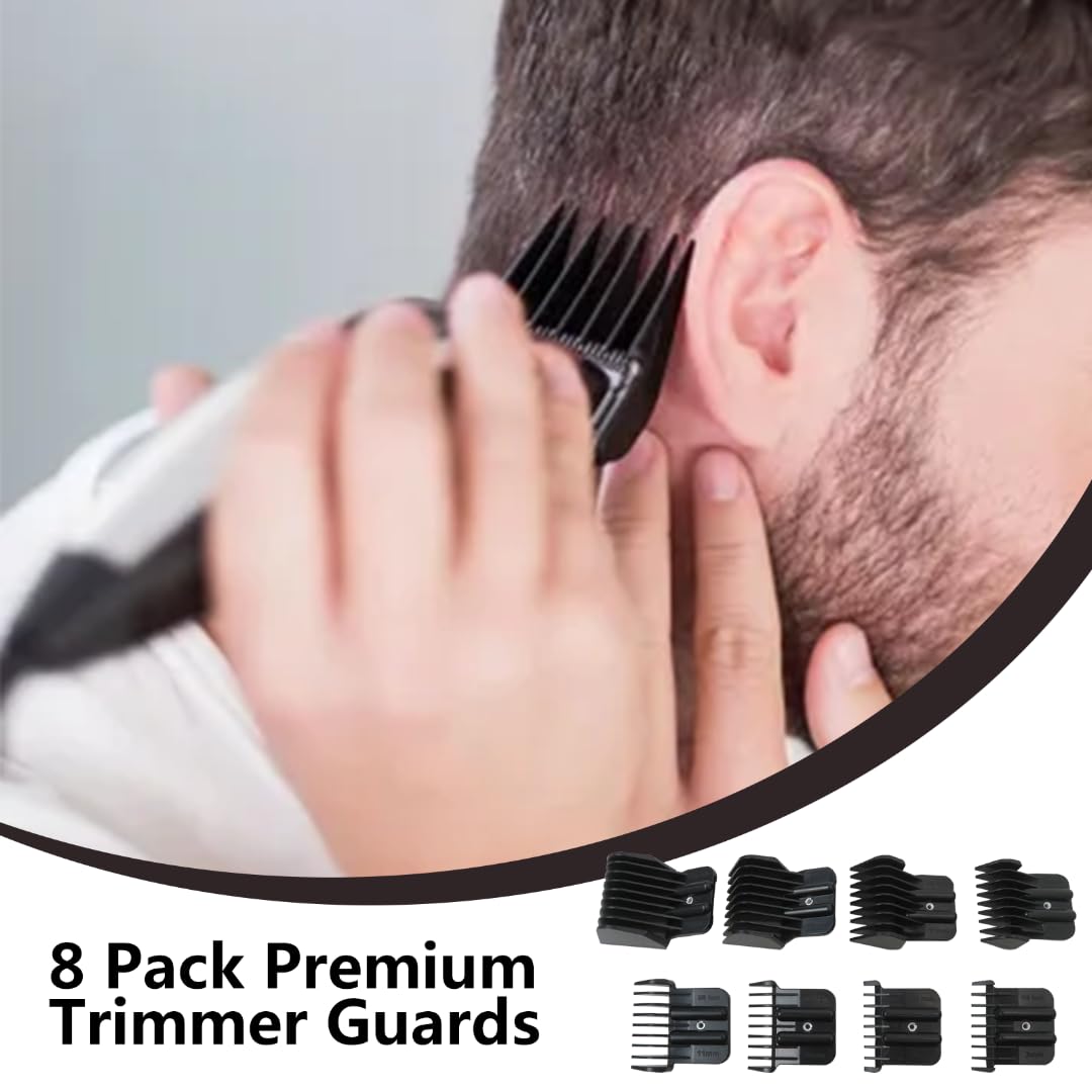 Upgraded 8 Sizes Trimmer Guards Set Compatible for Babyliss FX787G, FX787BN, FX787RG, FX787S, FX787GDB, FX726, FX797,Multiple Sizes w/Metal Spring Beauty and Personal Care USonline911