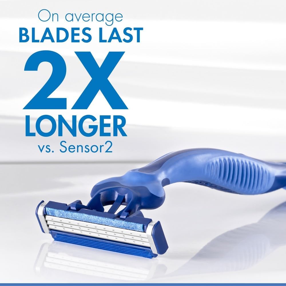 Gillette Sensor3 Comfort Men's Disposable Razors, 12 Razors Beauty and Personal Care Gillette