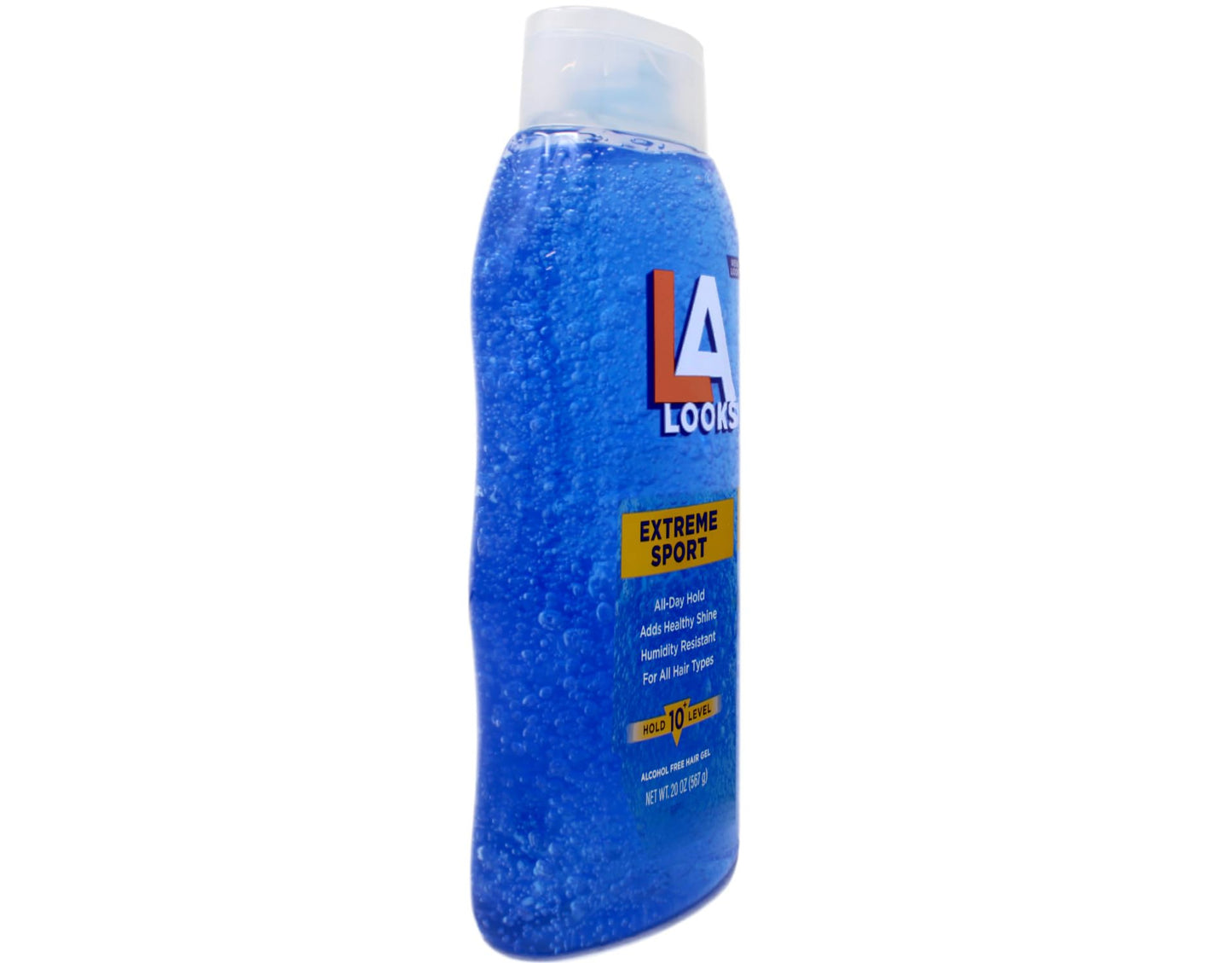 LA Looks Extreme Sport Hair Gel, All-Day Hold, Humidity Resistant, Alcohol Free, Hold Level 10, 20 oz (Pack of 3)