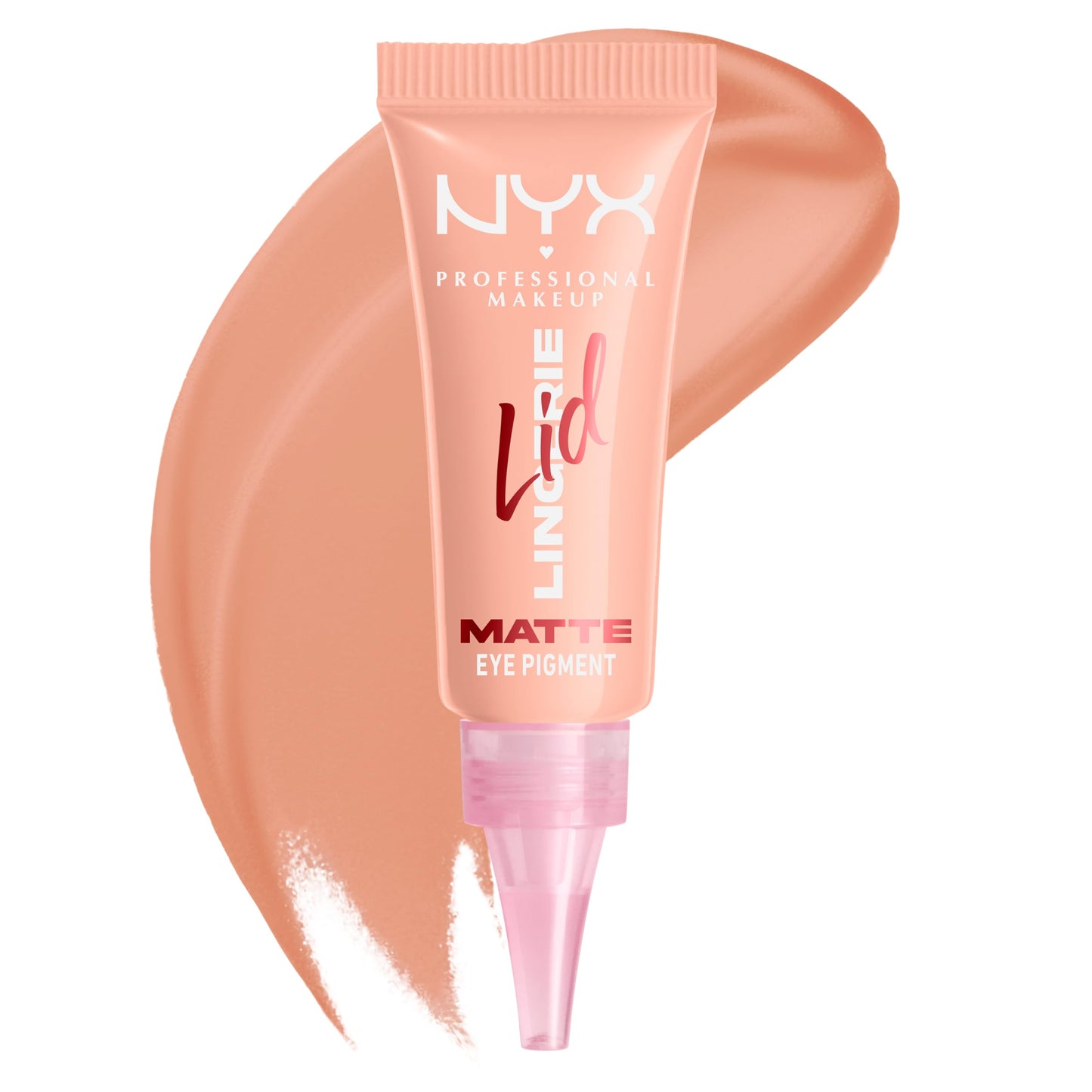 NYX PROFESSIONAL MAKEUP Lingerie Lid Lingerie Cream Eye Pigment, Eyeshadow, Up to 24H Wear, In-Nude-Endo, 0.2 fl oz