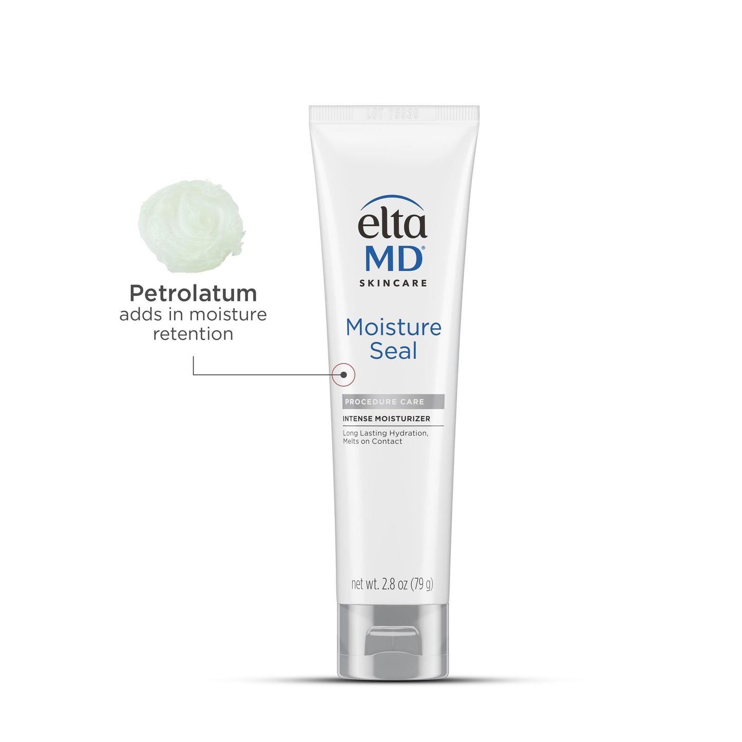 EltaMD Moisture Seal Skin Care Moisturizer - Dry Body and Face Moisturizer for Sensitive Skin, 2.8 oz Tube