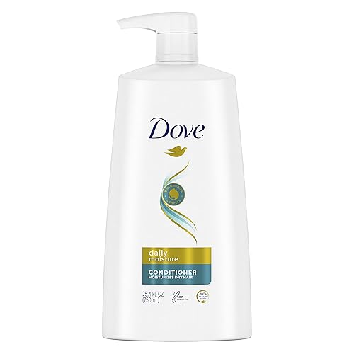Dove Nutritive Solutions Moisturizing conditioner with Pump for Normal to Dry Hair Daily Moisture Detangles and Nourishes Dry Hair 25.4 oz