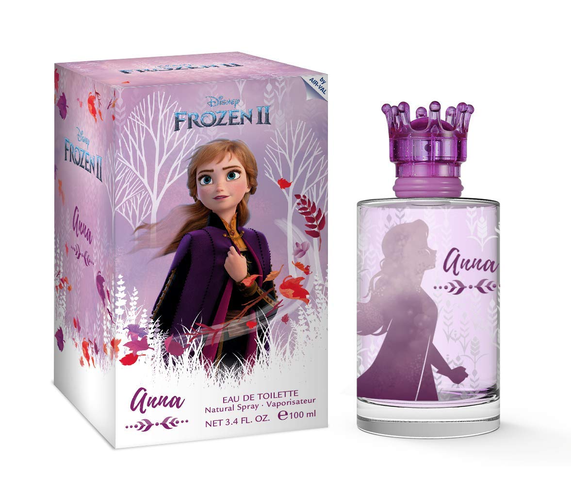 Disney Frozen Ii Anna Eau De Toilette Spray For Girl 3.4 Ounce
