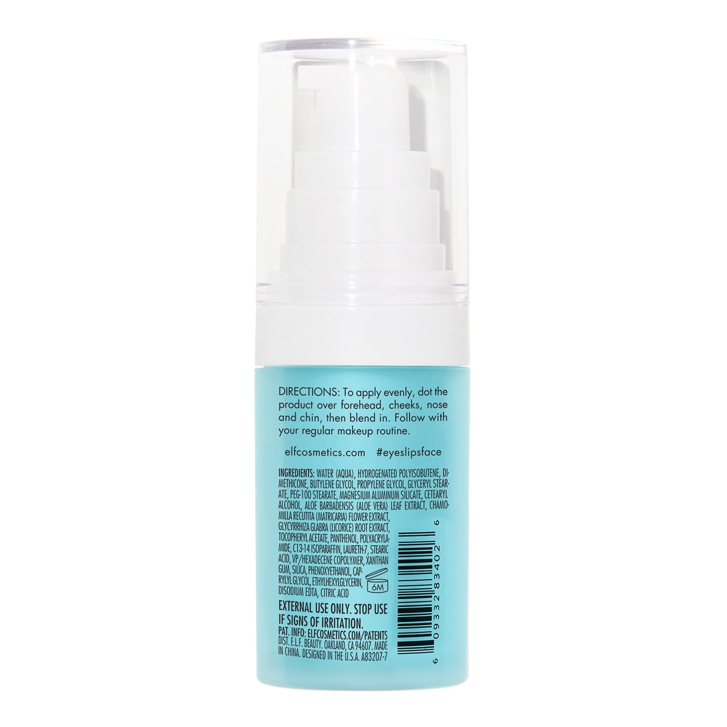 e.l.f. Soothing Face Primer, Nourishing & Moisturizing Face Makeup Primer For Long-Lasting Makeup, Infused With Vitamin E, Vegan & Cruelty-free