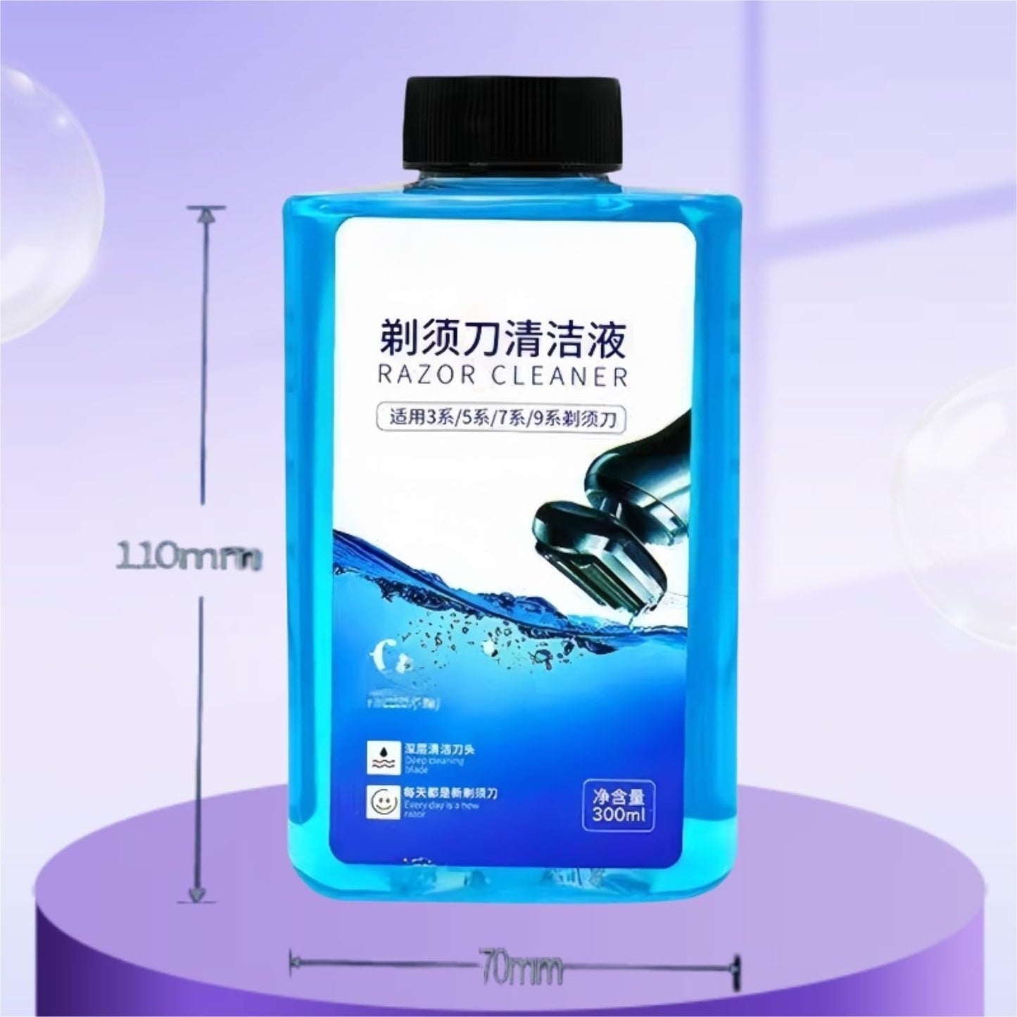 Orfdcnhlkc Electric Shaver 300 ML Cleaning Solution. Compatible For Panasonic ES-LV/ES-ST Series ES-LV53, ES-ST25, ES-LM3C(300ML x1Pcs) Beauty and Personal Care Orfdcnhlkc