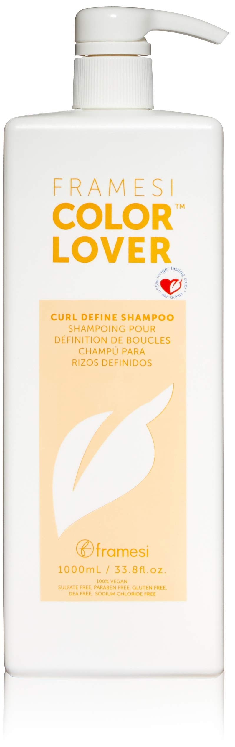 FRAMESI Color Lover Curl Define Shampoo, 33.8 Fl Oz (Pack of 1)