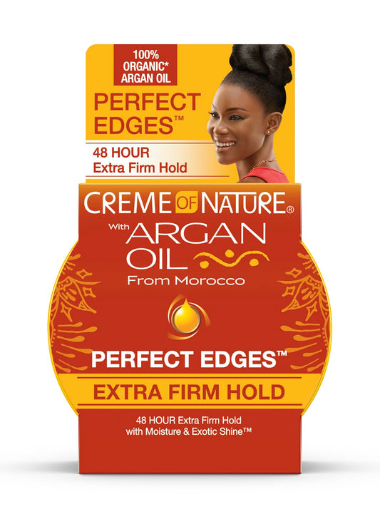 Creme of Nature Argan Oil Perfect Edges Extra Hold, 2.25 Oz (214040)