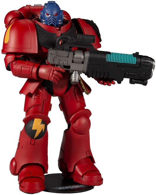 McFarlane Toys Warhammer 40,000 Blood Angel Primaris Space Marine Hellblaster 7" Action Figure