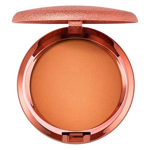 MAC Skinfinish Sunstruck Matte Bronzer, Matte Deep Golden, 0.28 Ounces, Powder
