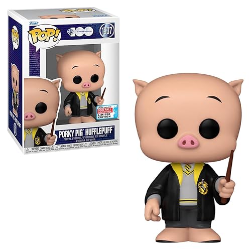 Pop!: WB100 Looney Tunes x Wizarding World - Porky Pig *Hufflepuff* (NYCC 2023 Shared Exclusive)