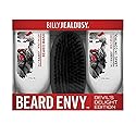 Billy Jealousy Devil's Delight Beard Envy Facial Hair Refining Kit with Beard Wash Facial Hair Control and Boar Bristle Brush for Clean, Hydrated
