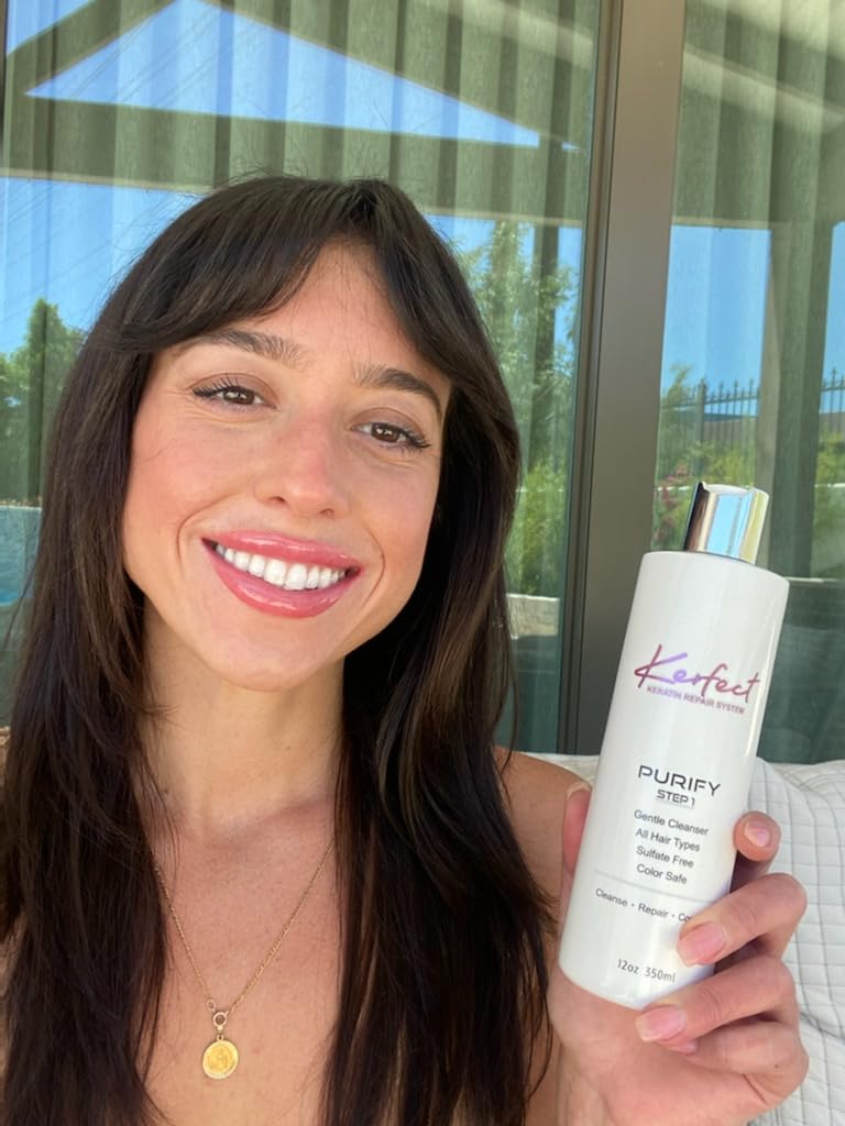 Kerfect Hair Repair System Step 1, Purify Gentle Cleanser, Shampoo
