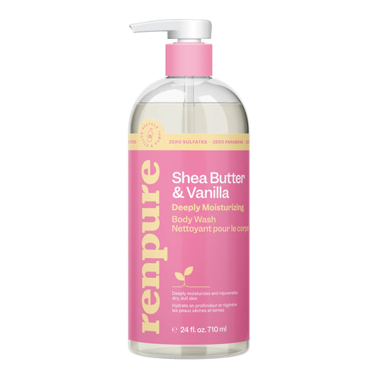 Renpure Body Wash Shea Butter & Vanilla Body Wash, 24 Ounces Beauty & Personal Care RENPURE