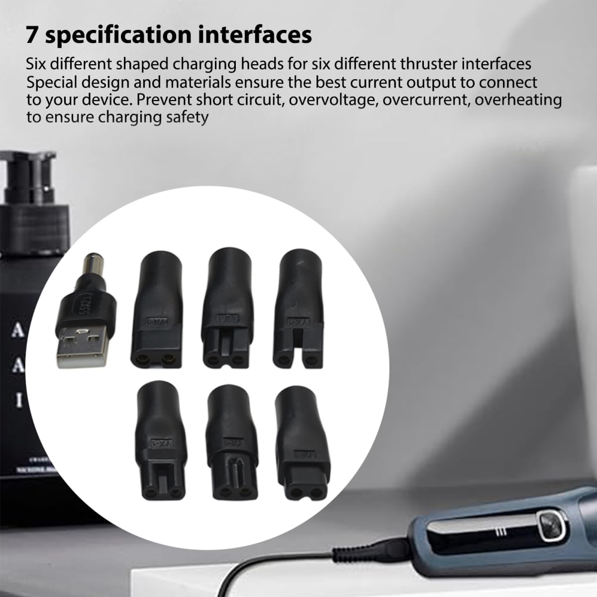 Power Cord 5V Replacement Charger Usb Adapter Suitable For Electric Hairdressers, Shavers, Beauty Instruments, Purifiers, Table Lamps And For Others Beauty and Personal Care USonline911