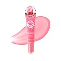 Absolute New York Sweet Pout Tinted Glaze Lip Serum, Donut Tip Applicator, Hydrating Formula with Peptides, Vitamin E and Jojoba Seed Oil (Strawberry
