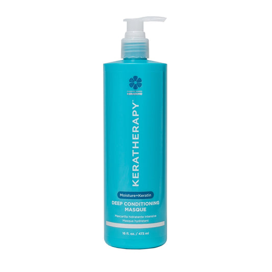 KERATHERAPY Keratin Infused Deep Conditioning Masque, 16.9 fl. oz., 500 ml - Moisturizing Hair Deep Conditioning Treatment with Kerabond, Jojoba Oil