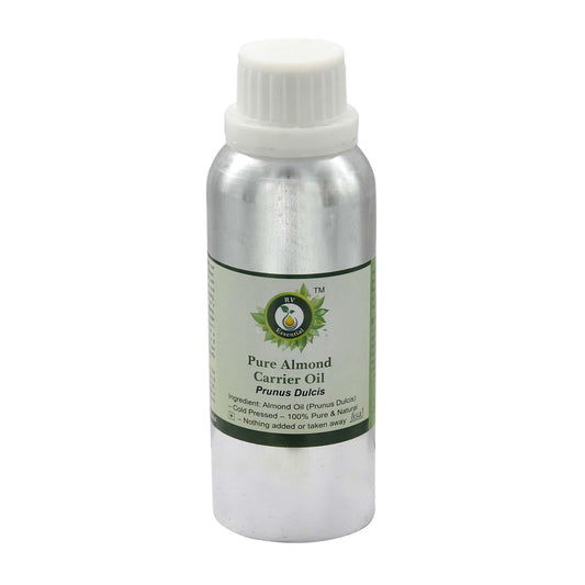 R V Essential Pure Almond Carrier Oil 1250ml (42oz)- Prunus Dulcis (100% Pure and Natural Cold Pressed) Beauty and Personal Care R V Essential