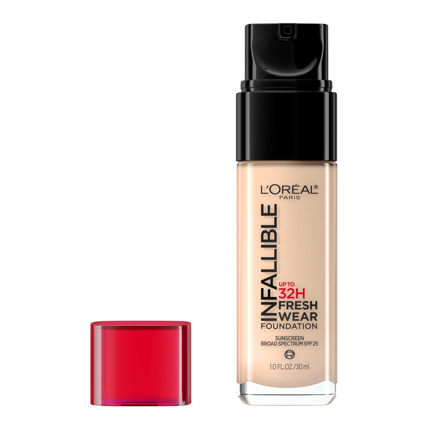 L'Oreal Paris Makeup Infallible Up to 32 Hour Fresh Wear Lightweight Foundation, 415 Rose Ivory, 1 Fl Oz, Packaging May Vary