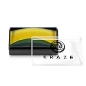 Kraze FX Dome Stroke - Winter Leaf by Linnea (25 gm), Professional 1-Stroke Split Cake, Hypoallergenic, Non-Toxic, Water Activated Face & Body