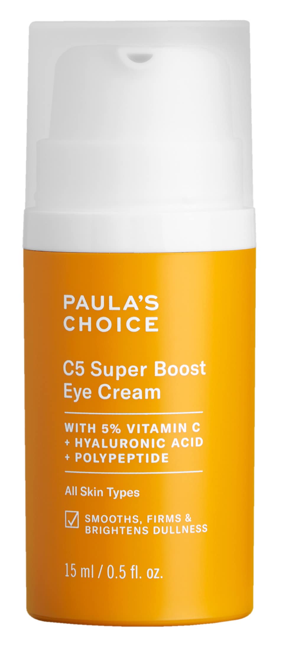 Paula's Choice C5 Super Boost Eye Cream for Dark Circles, Puffy Eyes, Fine Lines & Crow’s Feet, Eye Repair Cream with 5% Vitamin C, Hyaluronic Acid