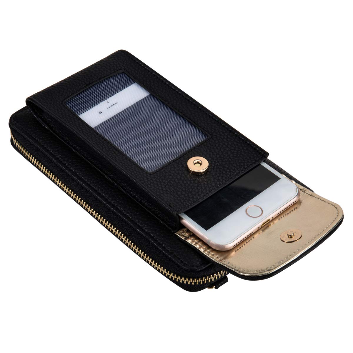 Heaye Small Crossbody Purse Wristlet Wallet Cell Phone Bag for Women