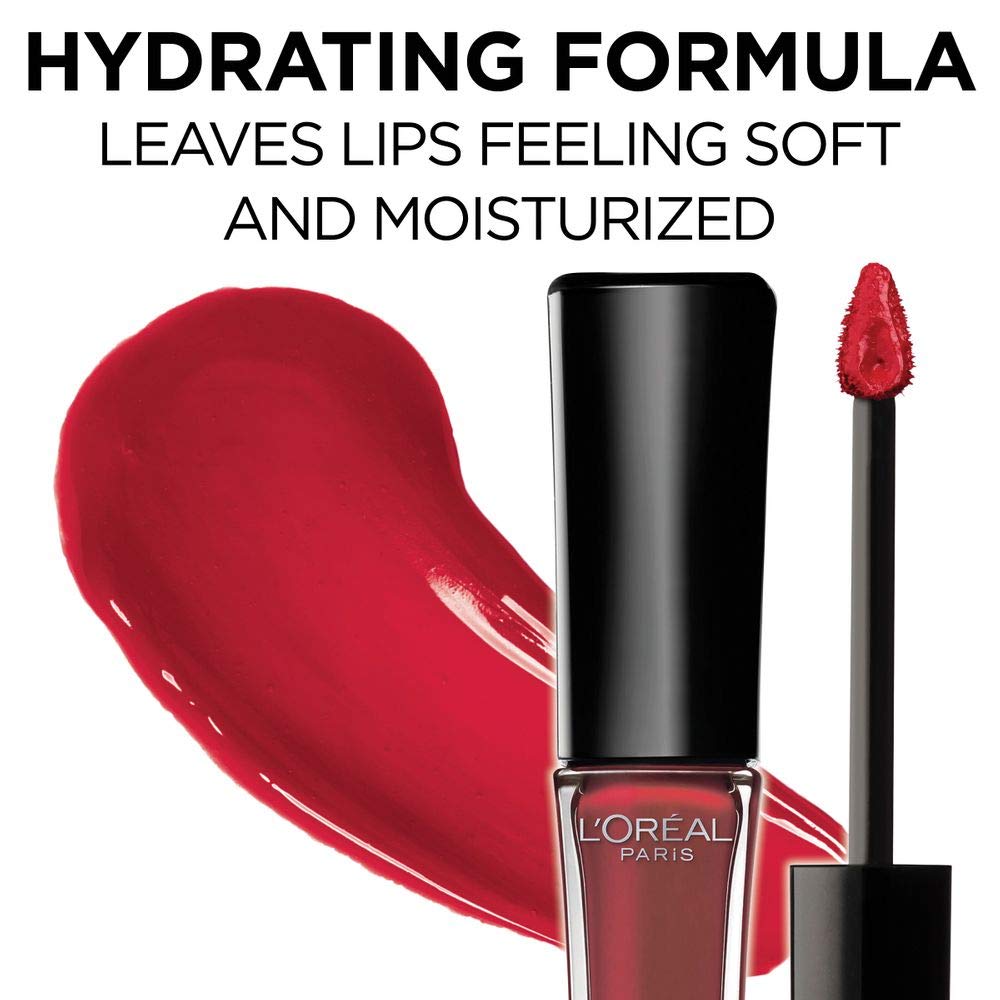 L’Oreal Paris Makeup Infallible 8 Hour Hydrating Lip Gloss, Pink Topaz, 0.21 Fl Oz
