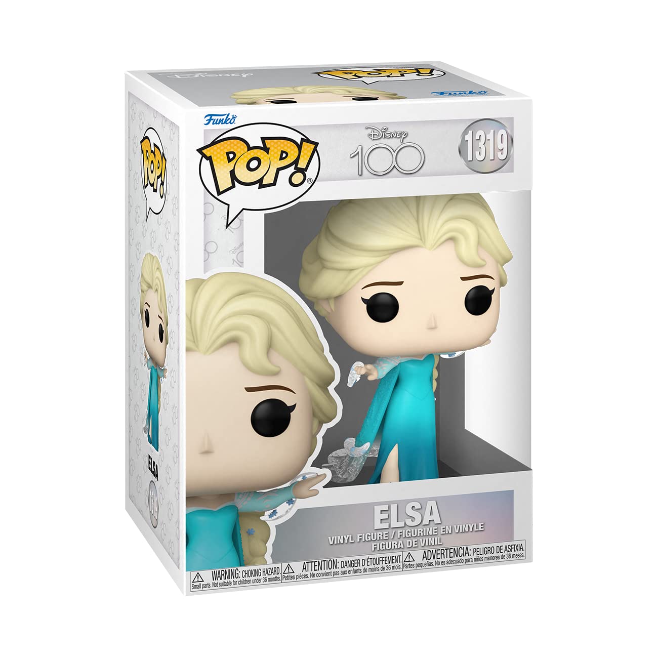 Funko POP! Disney: Disney 100 - Elsa - Collectable Vinyl Figure - Gift Idea - Official Merchandise - for Kids & Adults - Movies Fans - Model Figure…