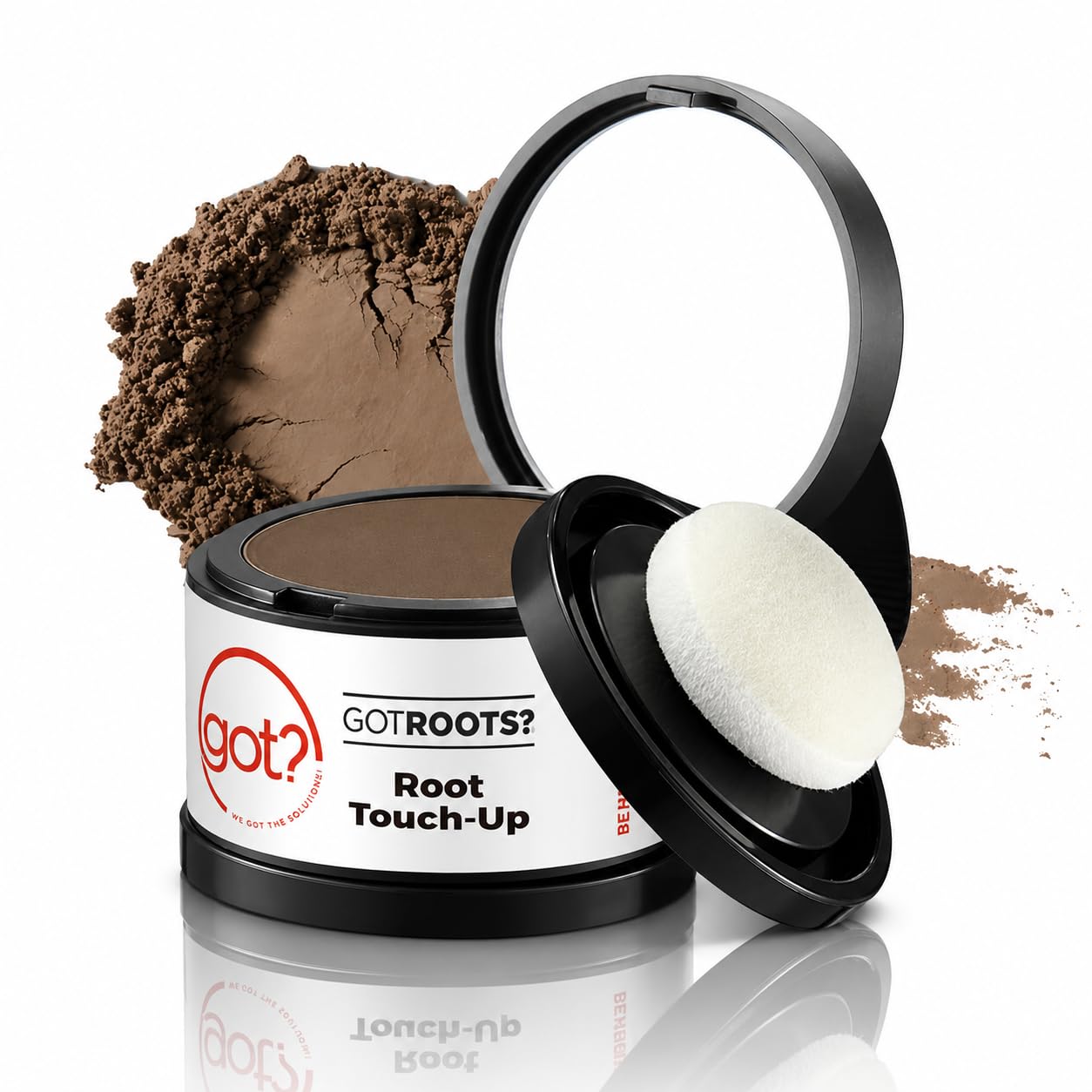 got? WE GOT THE SOLUTIONS! Pigment Infused Binding Root Touch Up Hair Color, Brow Filler & Hairline Powder for Medium Brown - Temporary Thinning