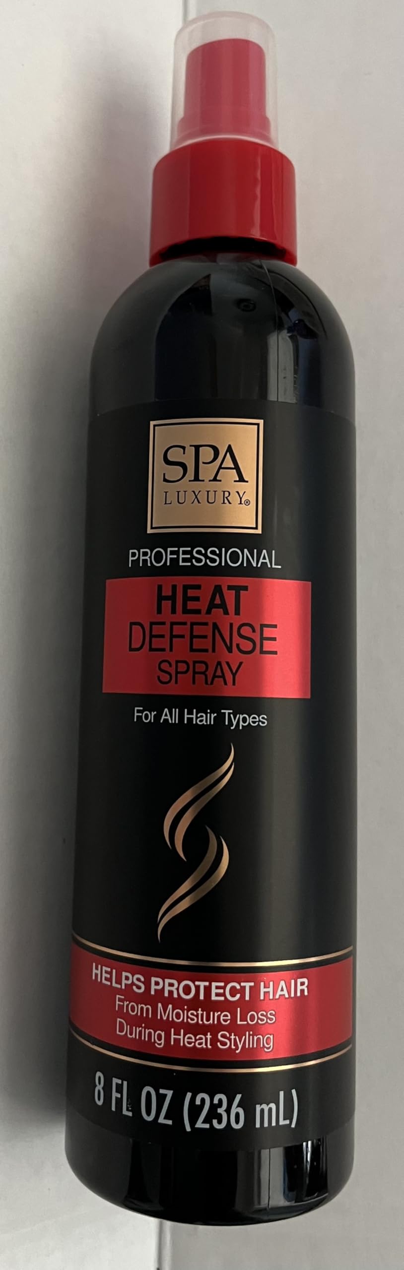 Spa Luxury Professional Heat Defense Spray for All Hair Types, Protects from Moisture Loss During Heat Styling, 8 fl oz Beauty & Personal Care Spa Luxury