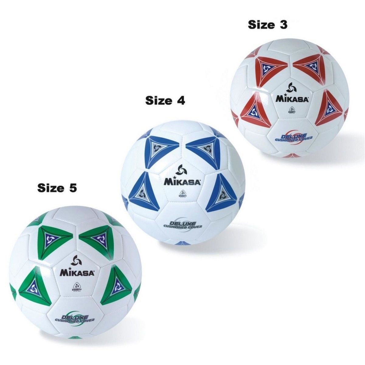 Mikasa Serious Soccer Ball (Green/White, Size 5)