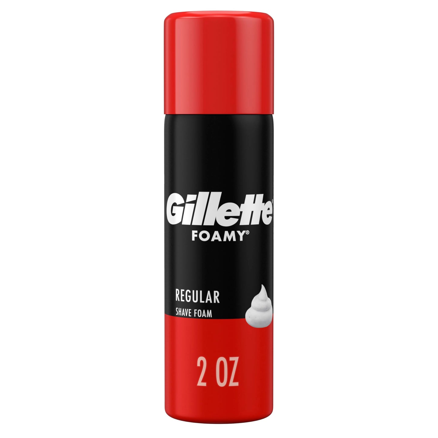Gillette Foamy Regular Shaving Foam, 2 oz Beauty and Personal Care Gillette