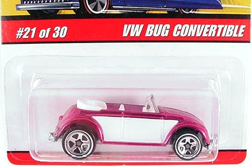 Hot Wheels VW Bug Classics Series 2 Volkswagon VW Bug Convertible 1:64 Scale Collectible Die Cast Car Model #21 of 30